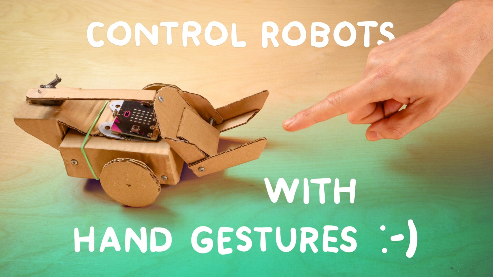 AI gesture robot project using micro:bit