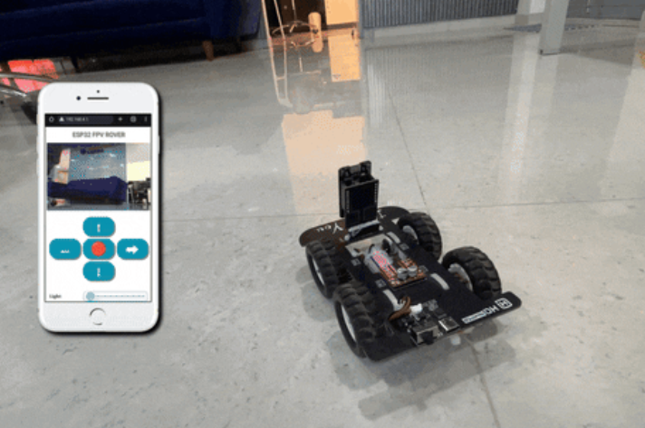 IoT surveillance robot