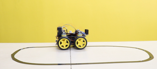 Arduino autonomous line following robot